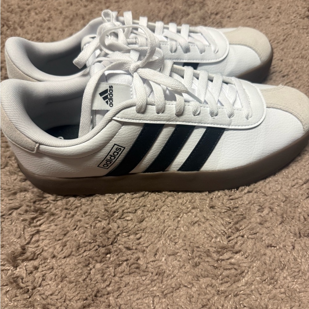 Adidas Vl Court 3.0 Womens Sneakers - Sz 9 1/2 Women’s - Picture 8 of 9